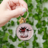 Psychedelische bloeddoorlopen Sleutelhanger (Hand)