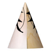 Psychedelische bloeddoorlopen visie feesthoedjes (Achterkant)