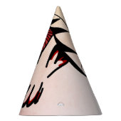 Psychedelische bloeddoorlopen visie feesthoedjes (Rechts)