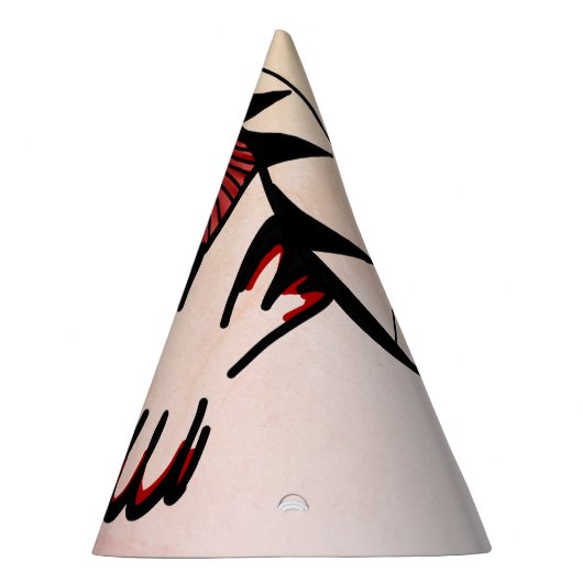 Psychedelische bloeddoorlopen visie feesthoedjes (Rechts)