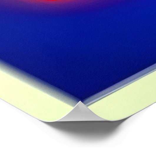 Psychedelische bloem kunstwerk poster (Hoek)