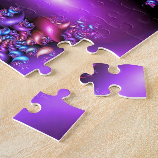 psychedelische bloem mandala puzzel legpuzzel (Zijkant)