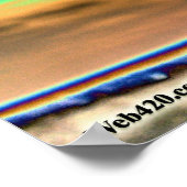 psychedelische bloem poster (Hoek)