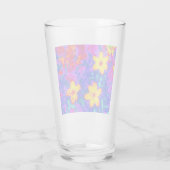 psychedelische bloemen 4 glas (Achterkant)