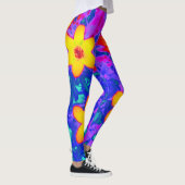 psychedelische bloemen 4 leggings (Rechts)
