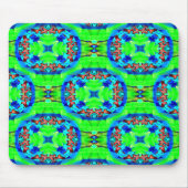 Psychedelische bloemen..... muismat (Voorkant)