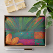 Psychedelische Bloemen & Paddenstoelen Decoupage Tissuepapier (Geschenk)