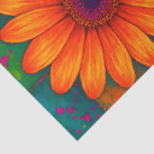 Psychedelische Bloemen & Paddenstoelen Decoupage Tissuepapier (Detail)