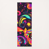 Psychedelische bloemenkosmos yogamat (Voorkant)