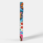 psychedelische bloementuin levendige volkskunst Case-Mate iPhone case (Achterkant / Rechts)