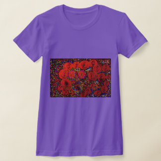 Psychedelische Bloemige Bug Meisje T-shirt