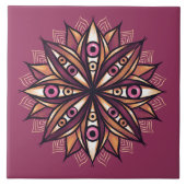 Psychedelische bloemkunst met trippy griezelige og tegeltje (Voorkant)