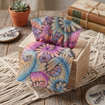 Psychedelische Boho Neon Spiraal Bloemen Boutique