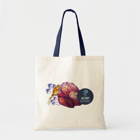Psychedelische boodschappentas tote bag (Voorkant)