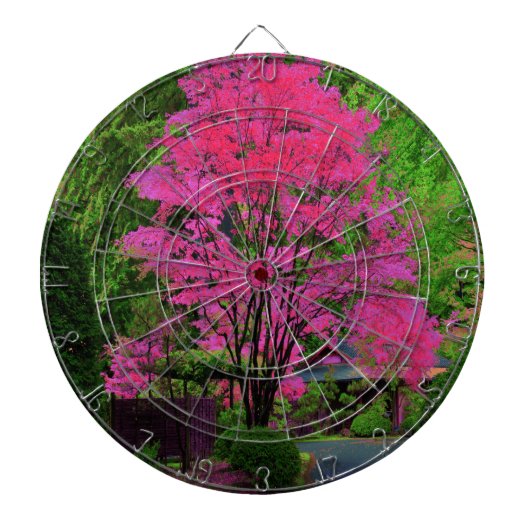 Psychedelische Boom Dartbord (Voorkant)