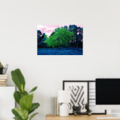 Psychedelische boom poster (Thuiskantoor)