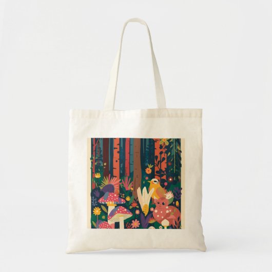 Psychedelische bos tas (Voorkant)