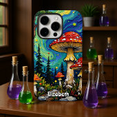 psychedelische bosontginning iPhone hoesje