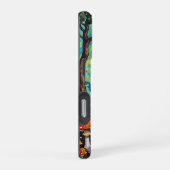 psychedelische bosontginning iPhone hoesje (Rechterkant)