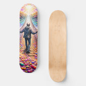 Psychedelische Brug Reis Skateboard (Voorkant)