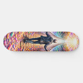 Psychedelische Brug Reis Skateboard (Horizontaal)