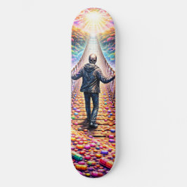 Psychedelische Brug Reis Skateboard