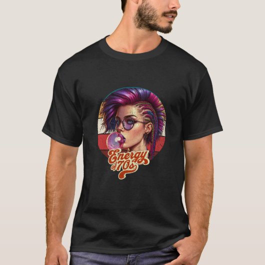 psychedelische bubbellum-vibes t-shirt (Voorkant)