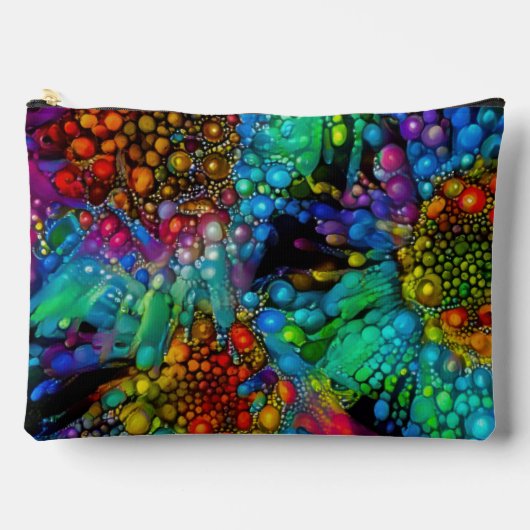 Psychedelische Bubble Burst Abstracte madeliefjes Etui (Voorkant)