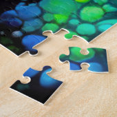 Psychedelische Bubble Burst Abstracte madeliefjes Legpuzzel (Zijkant)