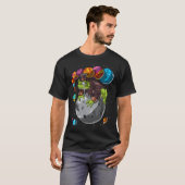 Psychedelische Bufo Alvarius Pad T-shirt (Voorkant volledig)