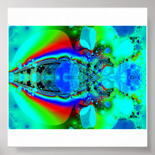 psychedelische bug- poster