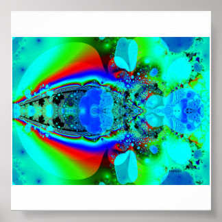 psychedelische bug- poster