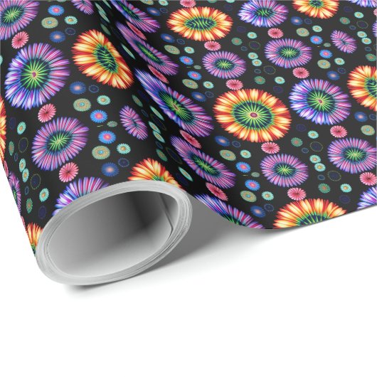 psychedelische burst cadeaupapier (Rol Hoek)