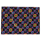 psychedelische burst groot cadeauzakje (Achterkant)