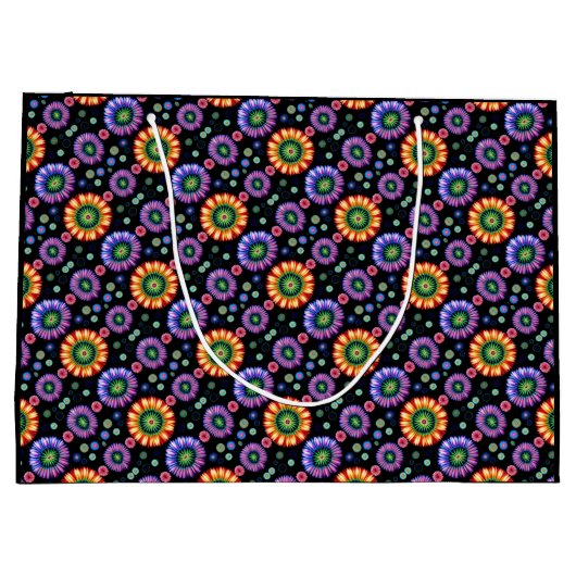 psychedelische burst groot cadeauzakje (Achterkant)