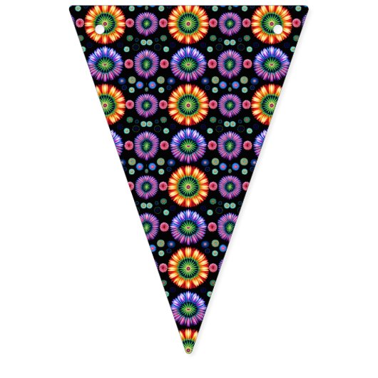 psychedelische burst vlaggetjes (Eerste vlag)