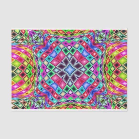 psychedelische caleidoscoop-tissuepapier tissuepapier (Voorkant)