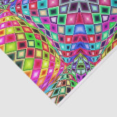 psychedelische caleidoscoop-tissuepapier tissuepapier (Detail)