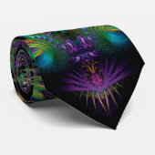 Psychedelische chakra fractals templia-Stropdas Stropdas (Opgerold)