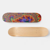 Psychedelische Chaos Skateboard (Horizontaal)