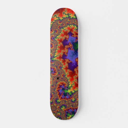 Psychedelische Chaos Skateboard (Voorkant)