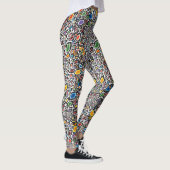 Psychedelische Cheetah Leggings (Rechts)
