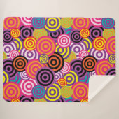 psychedelische cirkeldeken sherpa deken (Voorkant (horizontaal))