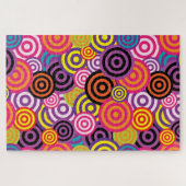 psychedelische cirkels puzzel legpuzzel (Horizontaal)