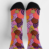 psychedelische cirkels sokken (Top)
