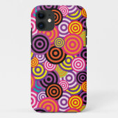 psychedelische cirkels telefoonkwestie Case-Mate iPhone case (Achterkant)