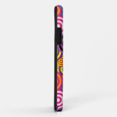 psychedelische cirkels telefoonkwestie Case-Mate iPhone case (Achterkant/rechts)