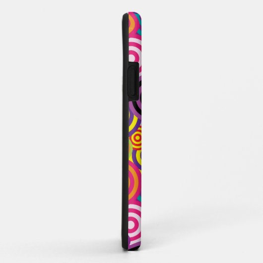 psychedelische cirkels telefoonkwestie Case-Mate iPhone case (Achterkant/rechts)