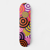 psychedelische cirkelskateboard persoonlijk skateboard (Voorkant)