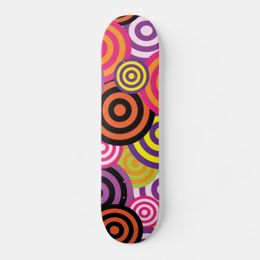 psychedelische cirkelskateboard persoonlijk skateboard (Voorkant)
